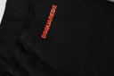 Black Red Cotton Straight Fit Jogger Pants Dsquared²