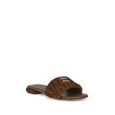 Matelassé nappa leather Sandals Miu Miu