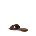 Matelassé nappa leather Sandals Miu Miu