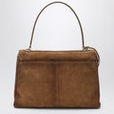 Sac en daim beige moyen Balenciaga Rodeo