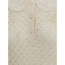 Sweater with lace collar Chloé