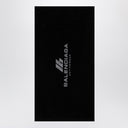 Balenciaga Black cotton Activewear gym towel