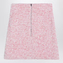Balenciaga Pink cotton blend tweed mini skirt