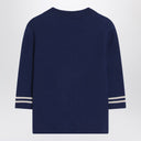 Valentino Blue double-breasted wool cardigan
