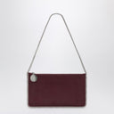Stella McCartney Falabella Plum coloured clutched shoulder bag