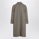 Valentino Coat with Vichy pattern in cotton and wool
