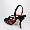 Valentino Garavani Fetishique black velvet sandal