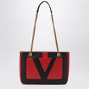 Valentino Garavani Viva Superstar small red/black bag