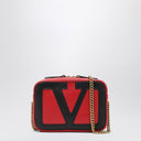 Valentino Garavani Viva Superstar chain belt bag red/black