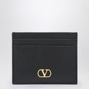 Valentino Garavani Vlogo Signature black credit card holder