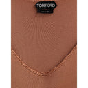Orange Viscose Long Tom Ford
