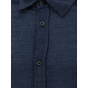 Blue Cotton Shirt Canali