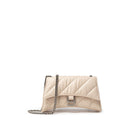Beige Leather Shoulder Bag Balenciaga