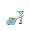 Blue Leather Platform MACH & MACH