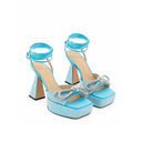 Blue Leather Platform MACH & MACH