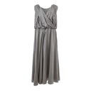 Gray Silk Long Lardini