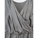 Gray Silk Long Lardini
