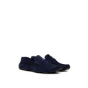 Blue Leather Moccassin Bally