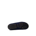 Blue Leather Moccassin Bally