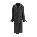 Check long Coat