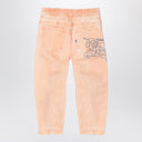 Burberry Light pink denim jeans with EKD