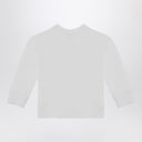 Burberry White sweatshirt with logo print