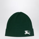 Burberry Dark green wool bonnet