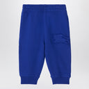 Burberry Electric blue jogging trousers with EKD logo