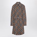 Burberry Check wool blend chemise dress