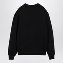 Burberry Black cotton crew-neck sweatshirt with logo