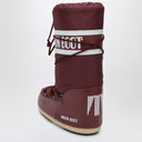 Moon Boot Icon boots in burgundy nylon