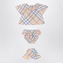 Burberry Set of three pieces light beige with pattern