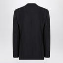 Burberry Navy blue wool blend jacket