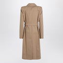Alexander McQueen Beige trench coat with belt