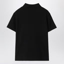 Burberry Black cotton piqué polo shirt