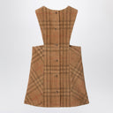 Burberry Corduroy check-patterned overalls