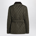 Burberry Dark green quilted nylon jacket