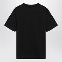 Burberry Black T-shirt with Equestrian Knight Design