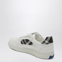 Burberry Leather and Check Sneaker Terrace