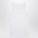 Alexander McQueen White cotton tank top