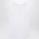Alexander McQueen White cotton tank top