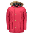 Red Polyester Jacket Roberto Cavalli