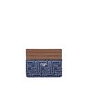 Denim Card Holder Fendi