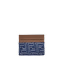 Denim Card Holder Fendi
