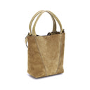 Suede Spin Handbag
