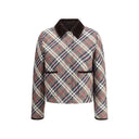 Check wadded Jacket Burberry