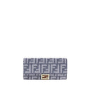Fendi FF print denim Wallet Fendi