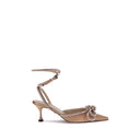 Double bow silk Pumps MACH & MACH