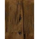 Suede Jacket with fringe Golden Goose
