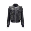 Bauhaus Flight Leather Jacket Rick Owens